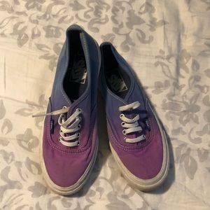 Blue ombré Vans